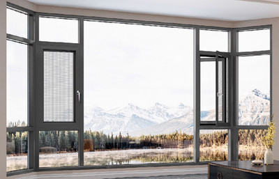 澳普利發(fā)全系統(tǒng)門(mén)窗搭配百葉窗 智能與美學(xué)的完美融合